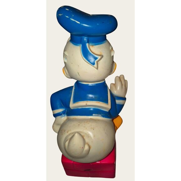 Vintage Donald Duck Plastic Coin Bank - Picture 3 of 9